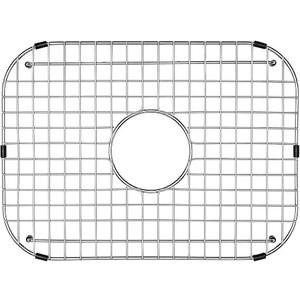 Serene Valley Sink Grid 18-1/8" L x 13-3/8" W, Centered Drain with Corner Radius 3-1/2", NDG1813C