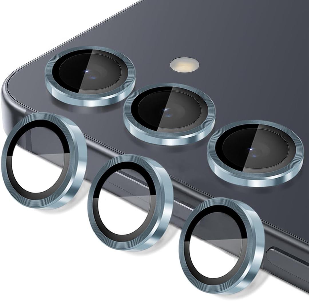 Camera Lens Protector for Samsung Galaxy S25 Plus, Tempered Glass Lens Protector Fits for Samsung Galaxy S25 Plus Blue