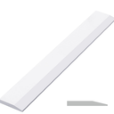 Joyfolk White Marble Threshold 4x36x5/8 Inch Marble Window Sill Shower Curb Top Tile Door Transition Bathroom Vanity Backsplash for Shower Pan System Jambs Fireplaces (Modern Style)