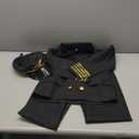 Kids Pilot Uniform Boys Airline Captain Costume for Halloween Cosplay Birthday Party Gifts (M, 7-9 Years)