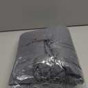 OWENIE Bob Dark Grey Curtains 84 Inch Length 2 Panels Set for Living Room Bedroom, Light Filtering Rod Pocket Faux Linen Textured Curtain Drapes 84 inches Long, 2 Pcs Each 40Wx84L Inch