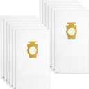 12 Pack Vacuum Bags [Model 204814] Compatible with Kirby Sentria/Avalir/Ultimate G Series | Replaces F-Style & Twist-Style 204811 205811 204808 | Replacement Parts by Improvedhand