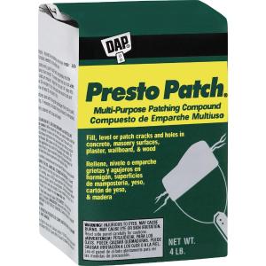 DAP 58505 4 Lb Presto Patch Multi Purpose Patching Compound