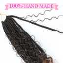 Goddess Box Braids Crochet Hair 14 Inch, 9 Packs Bohomian Box Braids Crochet Hair for Black Women, Pre-Looped Crochet Braids with Curly Ends (14 Inch (Pack of 9), T30)