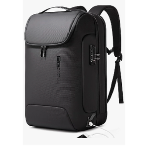 BANGE Men's Anti-Theft Backpack,Waterproof Fashion Travel Backpacks,High Tech Backpack with USB3.0 Charging Port,Business Laptop Backpack Fits 17.3 Inch Notebook…