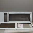 Dog Door for Sliding Glass Door, Adjustable Height 75 3/5" to 80" Sliding Door Pet Door Insert with Screen Design, Suitable for Large Dogs Up to 75 lbs, New