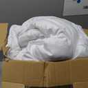 Bedsure Duvet Insert King Size - Lightweight Comforter, Quilted Cooling Duvet Insert, Down Alternative Summer Comforter with 8 Tabs, Ultra Soft Blanket, Striped, King, White, 90x102 inches