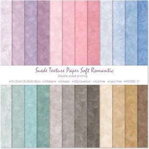 Scrapbook Paper Pack ,12x12 inch Colorful Specialty Double-Sided Patterned Decorative Craft Paper for DIY Background Card Making Photo Album