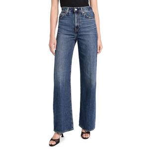 Levi's Women's Ribcage Wide Leg Jeans, Polar Perimeter, 25x30
