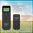 AODELAN Wireless Shutter Camera Remote Control Timer Intervalometer for Sony a7 III, a7 II, a7R III, a9, a6000, a6300, a5100