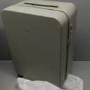 TUPLUS Suitcase Lightweight Luggage Hard Shell Suitcase with 4 Spinner Wheels Hold Check in Travel Case, Impression Series,20",Blue