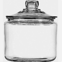 Anchor Hocking ~ 3 Quart ~ Clear Glass ~ Apothecary Jar ~ Canister w/Lid
