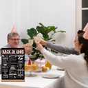 40th Birthday Party Decorations for Girl Boy, Sweet Back in 1985 Birthday Decor Poster Acrylic Table Sign, 40th Birthday Party Supplies, Double-Sided