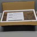 QEEIG Bathroom Floating Shelves for Wall - 15.7" Wall Mounted Shelf Over Toilet Farmhouse Home Decor Display Bookshelf Small 15.7 x 6.7 inch Set of 2, Rustic Brown (008-40BN)