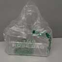 Purse Vase for Flowers, Clear Acrylic Bag Vase, Modern Aesthetic Vases for Home Decor, Decorative Tote Bag Vases for Wedding, Living Room, Bedroom, Table, Office (White)