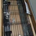 IZEUK 4 Tier Black Metal Storage Shelves, Heavy Duty Wire Shelving Rack for Garage, Kitchen, Bathroom, or Laundry Organization, 1000 lbs Capacity, 13.8" D x 35.4" W x 59.5" H
