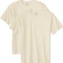 Comfort Colors Adult Heavyweight Short Sleeve Tee, Style G1717/G1745, Multipack (Medium, Ivory)