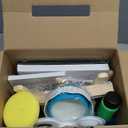 Nicpro Acrylic Paint Canvas Set for Adults, 80PCS Art Painting Supplies Kit with 36 Paints(36ML), Table Wood Easel,10 Canvas Panels,12 Paint Brushes,Paper Pad, Cup, Palette for Beginner Artist Adults