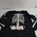 Funny World Glow in The Dark Men's Cotton Long Sleeve Skeleton Halloween T-Shirt (3X-Large)