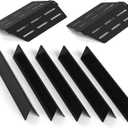 Grill Replacement Parts for Weber Genesis 300 Series  Fits E310/S310 Front-Control  5-Pack 17.5" Flavorizer Bars (Part #7621) & 2-Pack Heat Deflectors (Part #7622) (Black)