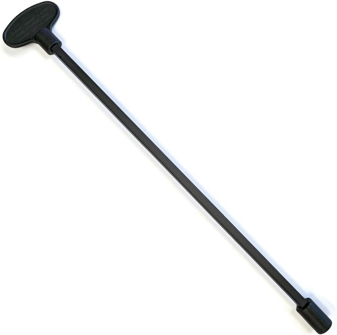 Midwest Hearth Universal Valve Key for Gas Fire Pits and Fireplaces - Flat Black (12-Inch)