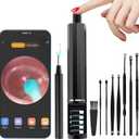 3 x Ear Wax Removal Tool Camera, Ear Cleaner with Camera Earwax Removal kit with Camera, Ear Camera 1080P with 6 LED Lights, Compatible with iOS&Android