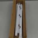 Closet Rod for Hanging Clothes, with No Drilling Holder 30 to 88 Inch Adjustable White Closet Rods, Space Saving Tension Spring Pole Heavy Duty Bar for Wardrobes, Shoe Cabinets