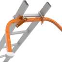 Ladder Stabilizer, Extended Ladder Stabilizer Accessory for Roof Gutter, Wing Span/Wall Ladder Standoff with Non-Slip Rubber Bottom pad,Heavy Duty Telescopic Ladder Accessories 1-Pack