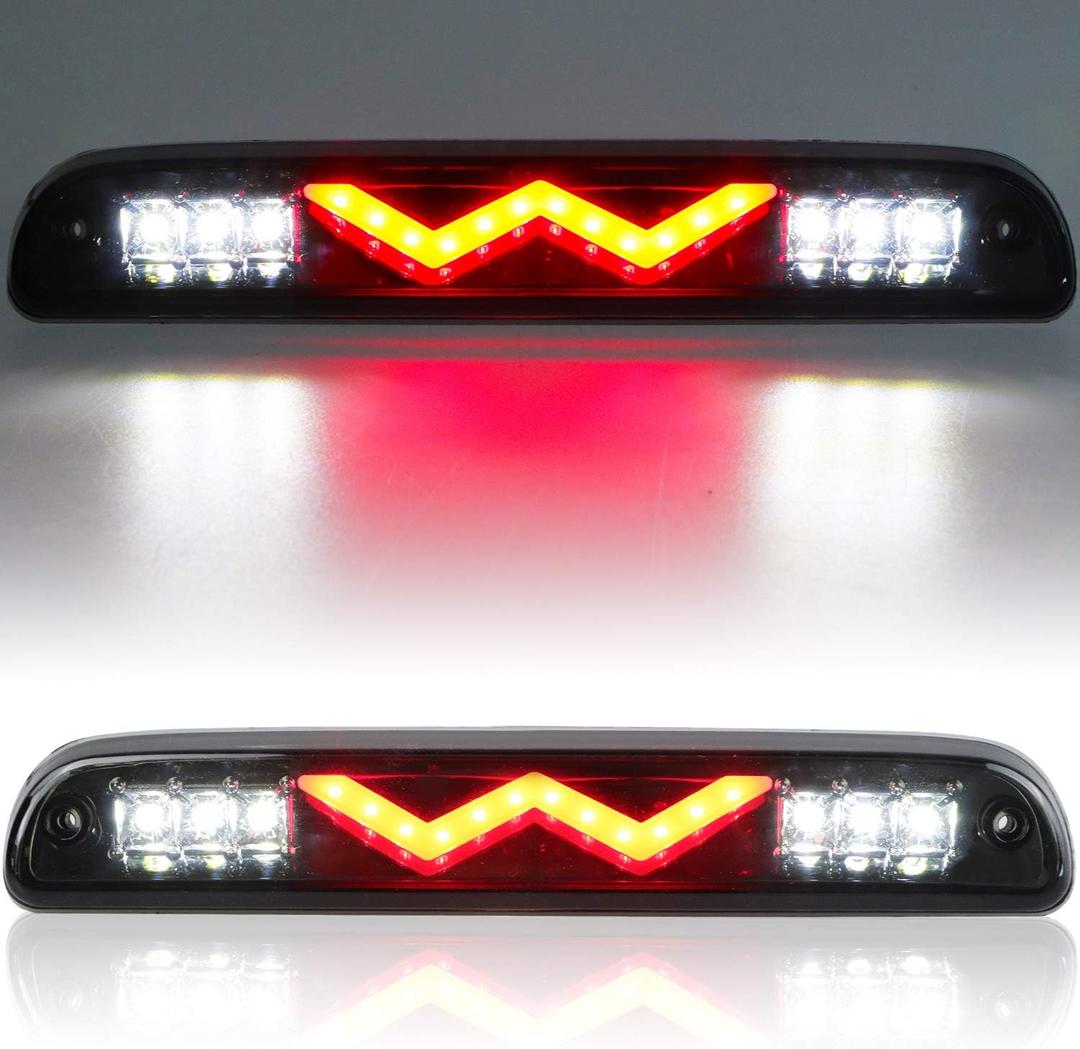 3rd Third Brake Light for 1999-2016 Ford F250 F350 Super Duty, for Ranger 1993-2011, for 2001-2005 Explorer Sport Trac, for 1994-2009 Mazda B series, Cargo Light Center High Mount LED Lamp