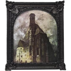 11x14 Vintage Picture Frame, Antique Black Ornate Arched Photo Frame for Wall Hanging or Tabletop Display, Retro Gothic Home Decor, Photo Gallery Art