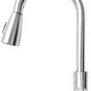 Kitchen Faucet Commercial Grade with Pull Down Sprayer Durable