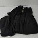 Womens Jumpsuit Sexy Strapless Off Shoulder Tube Top Summer Casual Button Wide Leg One Piece Outfits Romper (Black), XL