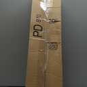 Flamorrow Fireplace Mesh Screen Curtain, Fireplace Hanging Mesh Curtain Screens to Prevent Sparks, Two 22" x 24" Panels, Antique Brass