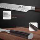 imarku Santoku Knife-Super Sharp Chef Knife Made of High Carbon Stainless Steel,Kitchen Knife with Ergonomic Handle,Best Gift Sharp Knife on Christmas and Birthday for Her Him