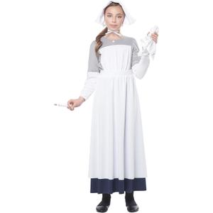 California Costumes girls War Nurse, Large