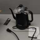 ELTRIKO Gooseneck Electric Kettle, 1L Water Boiler, Pour Over Coffee & Tea, 1000W Fast Heating, Stainless Steel, Auto Shut-Off & Boil-Dry Protection, BPA-Free (Black)