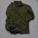 Long Sleeve Shirt (Large, Green) No Brand