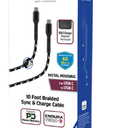 10 Foot Braided Sync