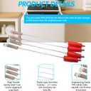 WH03X35581 GTW840CPN0DG GTW840CSN0WS 4-Pack Washer Suspension Rod Kit