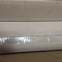 SRIWATANA White Floating Shelves, 24 Inch Solid Wood Storage Wall Shelves Set of 4 Display Ledge Shelves Decor for Bedroom, Living Room, Bathroom, Kitchen - White