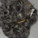 Curly Wavy Brown Wigs for Women Medium Long Synthetic Modern Cosplay Hair Wig,Mixed Brown