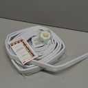 Weather Stripping Door Seal Strip for Door Frame,Window Insulation for Winter, Exterior Doors Soundproofing Gap Filler,Window Sealer Weather Stripping,Foam Windows Draft Stopper (White,2pcs196")