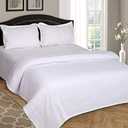 Elvana Home 100% Cotton Bed Blanket, Breathable Bed Blanket Twin Size, Cotton Thermal Blankets Twin, Perfect for Layering Any Bed for All Season, White (Twin (60"x90"))