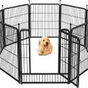 FXW Rollick Dog Playpen for Yard, RV Camping, 32 inch 8 Panels for Small and Medium DogsPatented