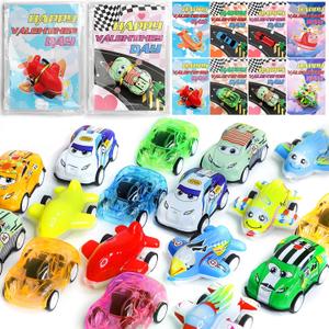 28 Pack Valentines Day Gifts for Kids with Pull Back Car Toys Valentines Day Cards for Kids School, Valentines Party Favors for Class Classroom Exchange Gifts for Toddlers Easter Basket Stuffers