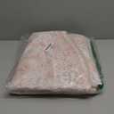 BILEEHOME Round Rug 4x4 Feet 4ft Washable Area Rug Boho Farmhouse Vintage Indoor Floor Cover,Floral Print Blush Pink Circle 4' Round Kitchen Living Room Bedroom Dining Room