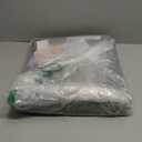 SpaceAid 4 Pack Bed Sheet Organizers and Storage, Foldable Organizer for Linen Closet, Sheets Set Folder Keeper with Window XL (Queen & King Size) Organizing Bedding Container, Gray 91ZDSN-SL01-G4