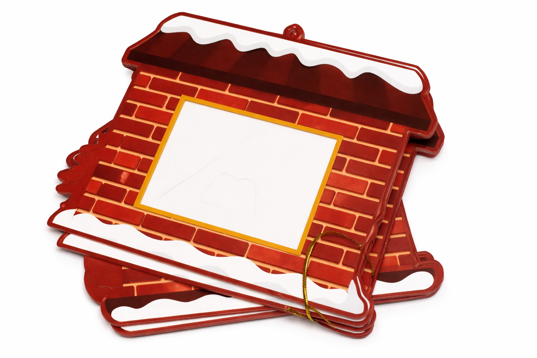 Christmas Gingerbread House Picture Frame Crafts Kit - DIY Xmas Photo Ornaments Bulk Decorations for Winter Holiday Party Supplies Decor（Assembly Needed）