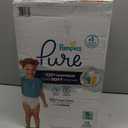 Pampers Pure Baby Diapers, Size 6 (35+ lbs), 72, Up to 100% Leakproof, Premium Hypoallergenic Soft Diapers