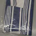 Urban Villa Kitchen Towels 100% Cotton Dish Towels for Kitchen (Set of 6) 20x30 Dish Cloths Highly Absorbent Kitchen Linen Set with Hanging Loop Perfect for Drying Dishes Cleaning Towels-Blue White